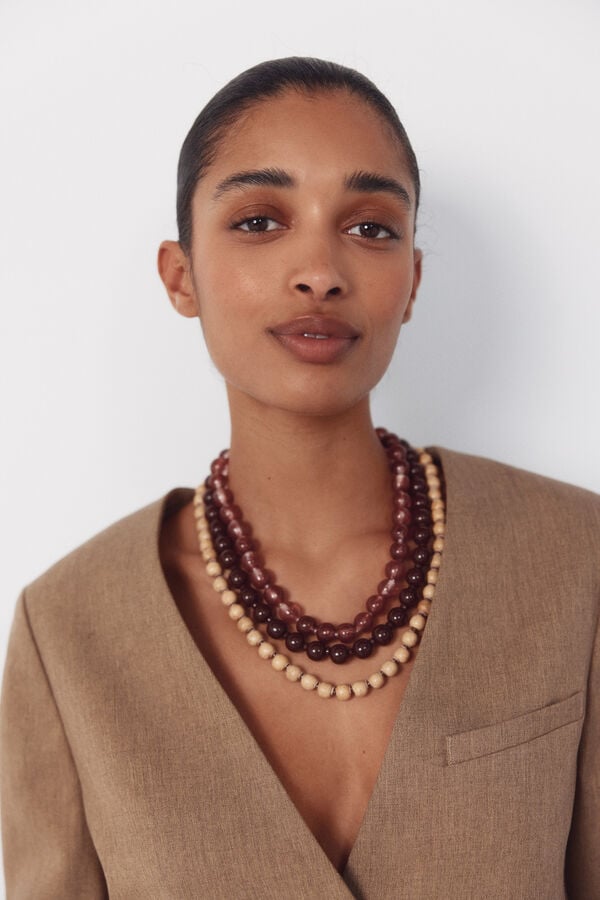 Cortefiel Short jacket Beige