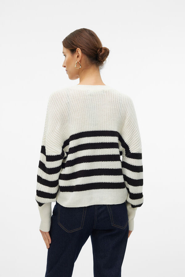 Vero Moda Cardigan de botões de manga comprida Branco