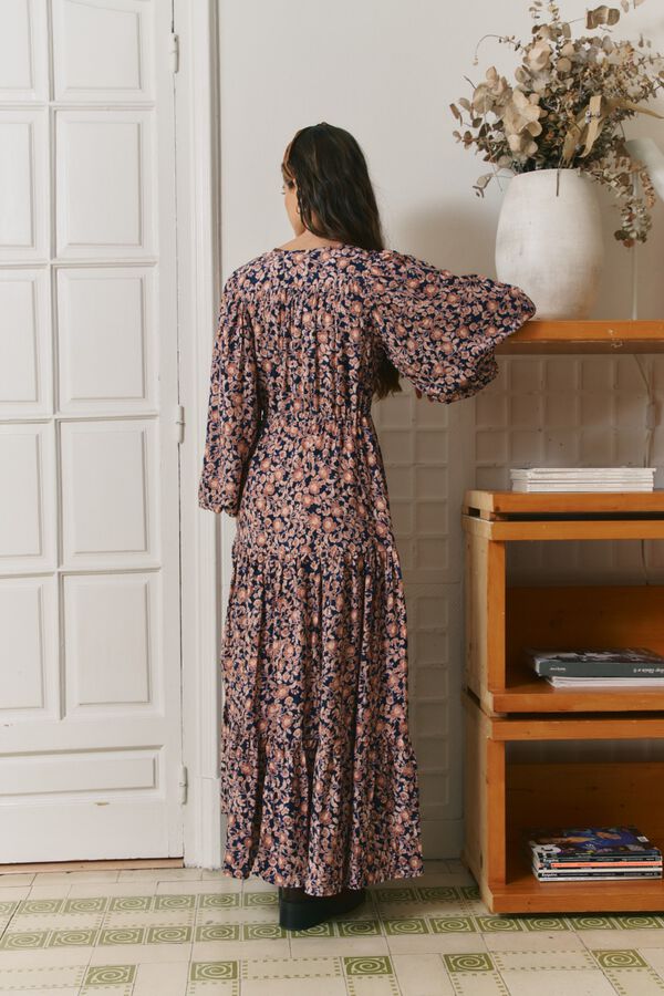 Jaase Vestido maxi Teresa Multicolorido