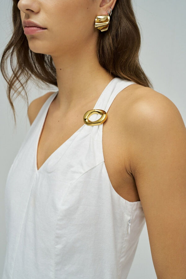 Salsa Jeans Vestido sem mangas Branco