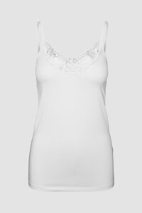 Cortefiel Women's vest tops White