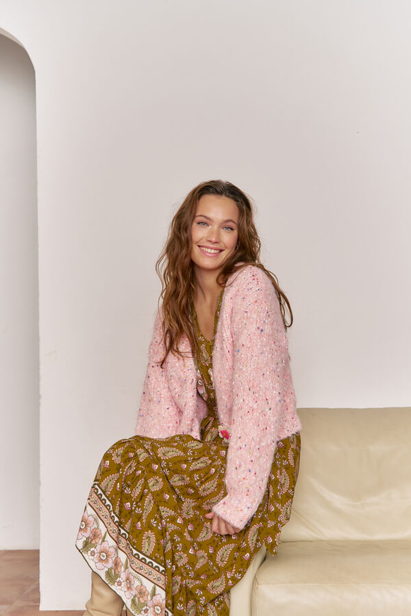 Jaase Casaco de malha de malha Subiu