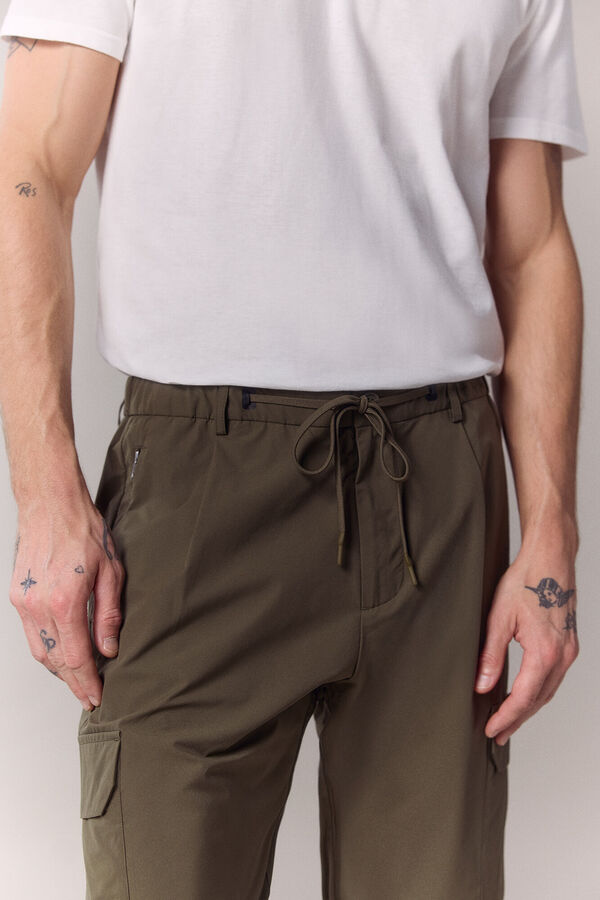 OOTO Technical cargo trousers Kaki
