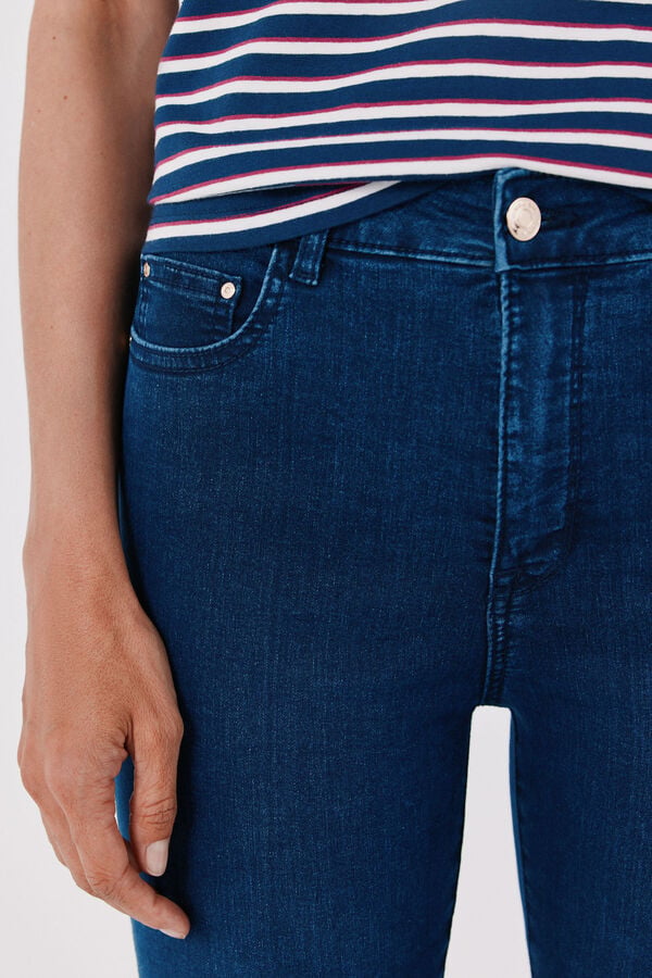 Cortefiel Jeans Sensational Pitillo Azul