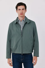 Cortefiel Cotton jacket Kaki