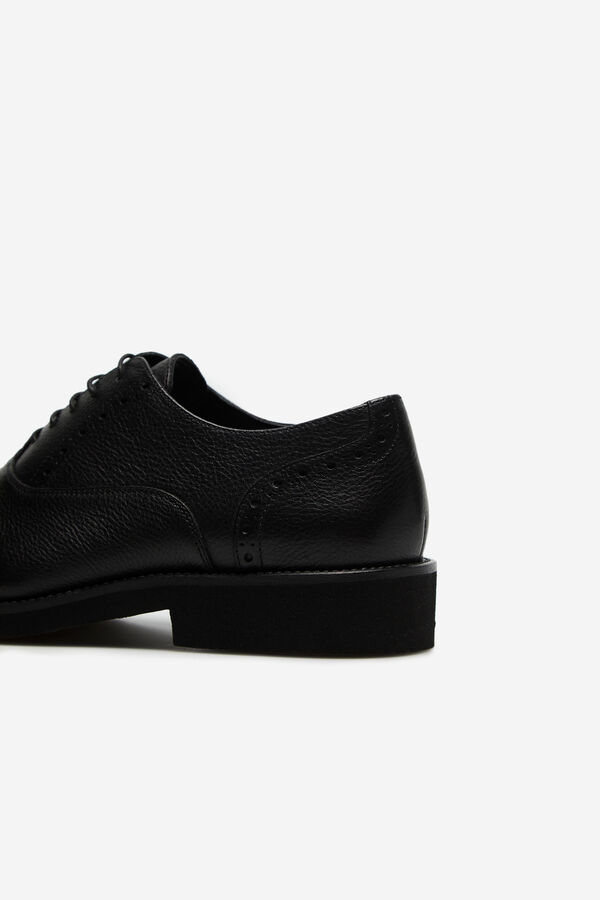 Cortefiel Urban rubber sole shoe Black