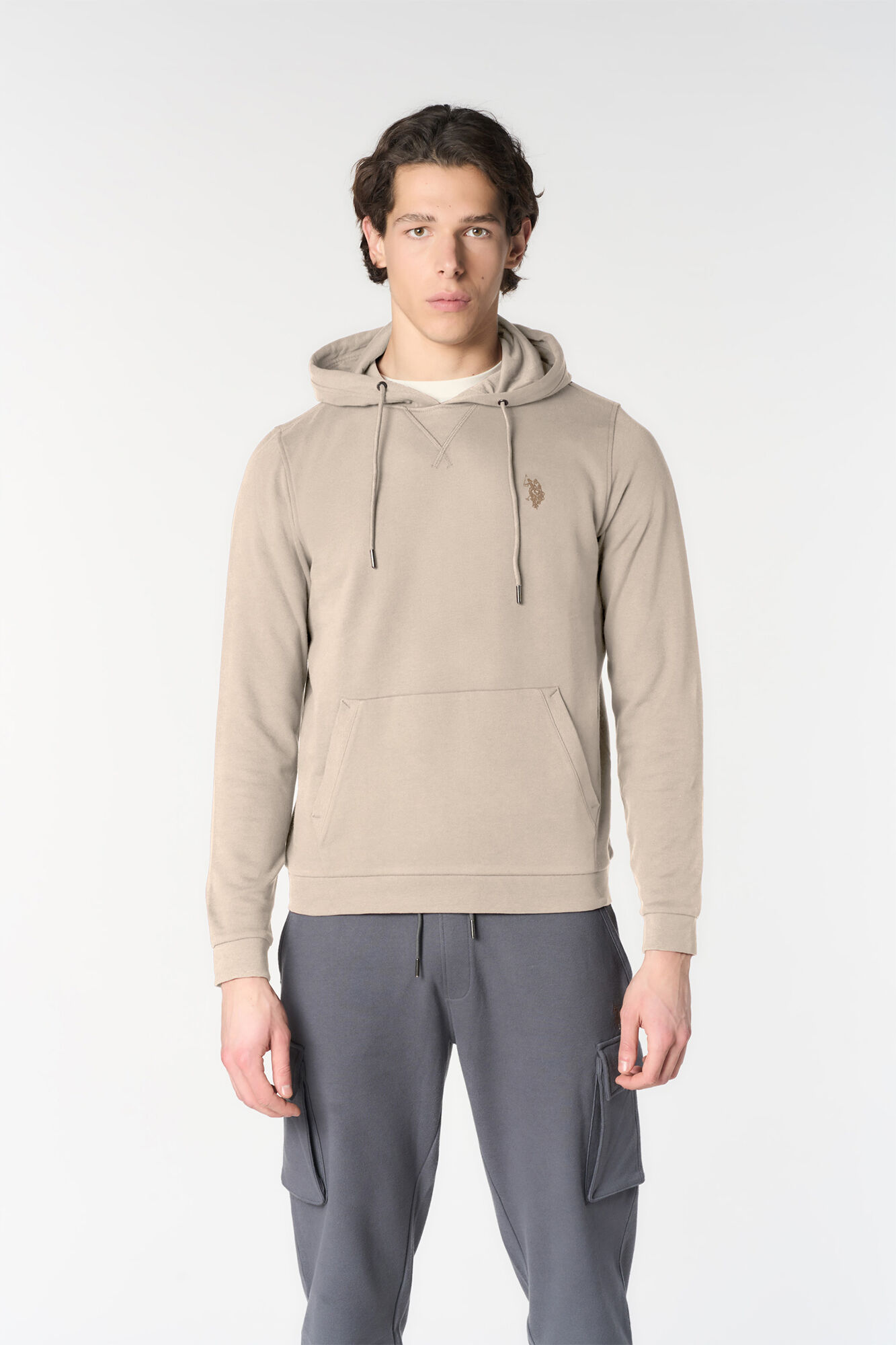 Us Polo Sweatshirt com capuz