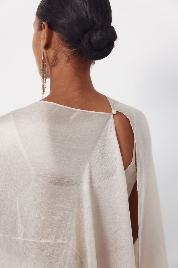 Cortefiel Plain cape Gold