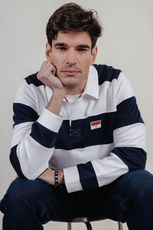 elPulpo Rugby polo shirt Navy