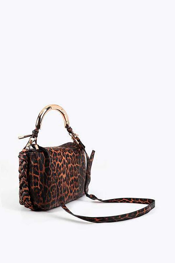 Lola Casademunt Bandolera icónica Estampado marrón