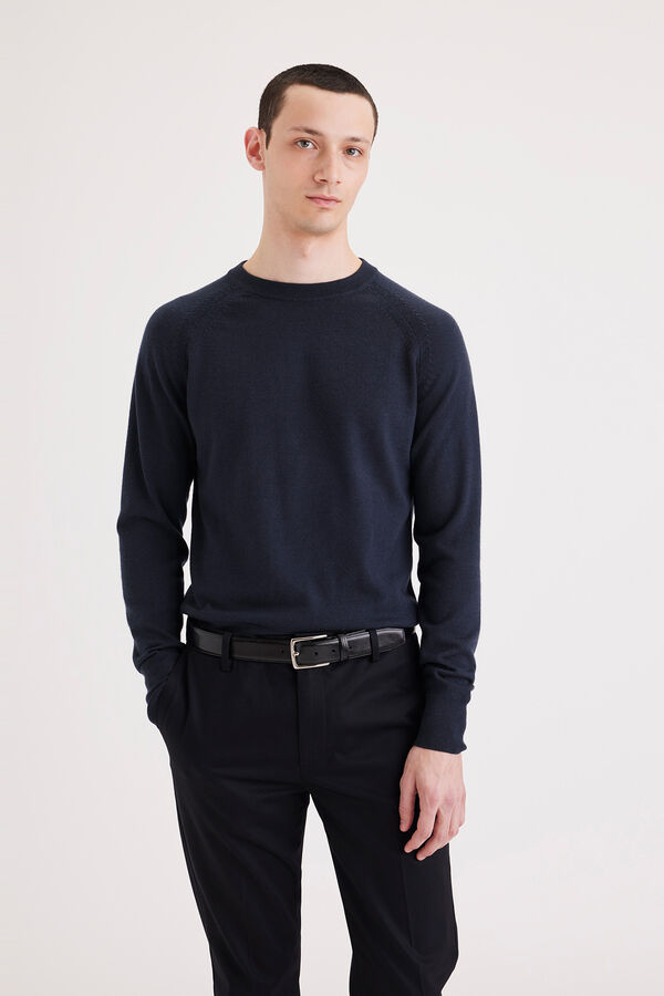 Cortefiel Classic sweatshirt Navy