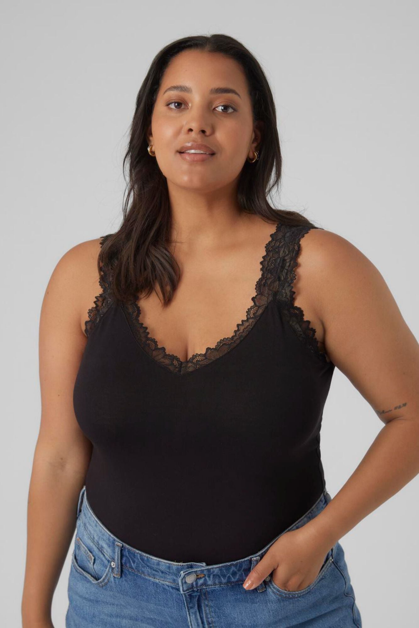 Vero Moda Curve Curve lace top