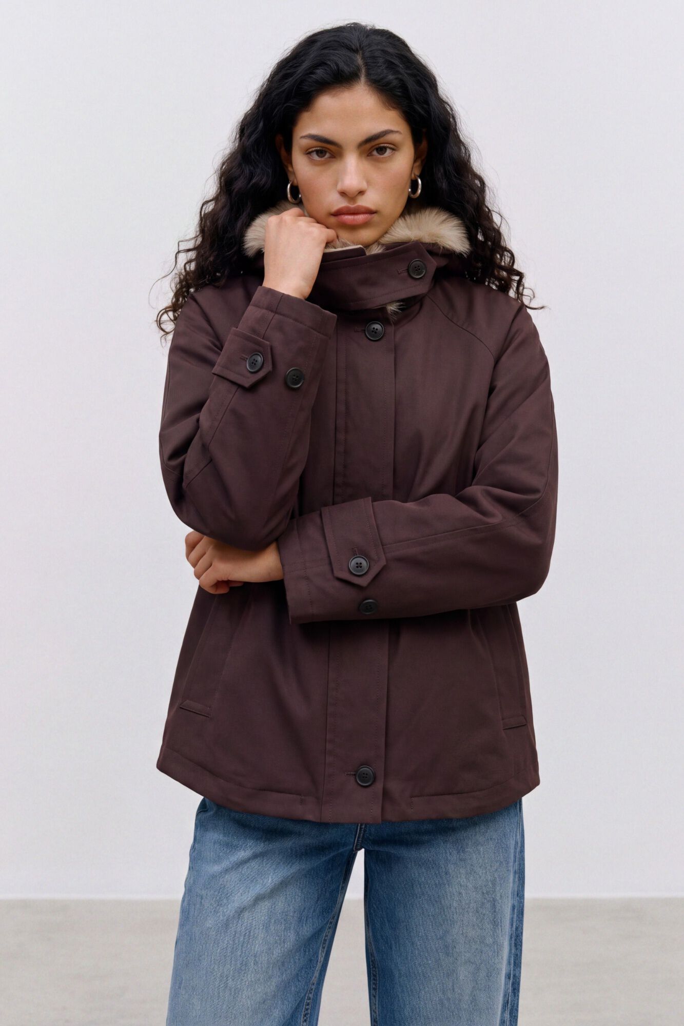 Vero Moda Casaco curto gola alta
