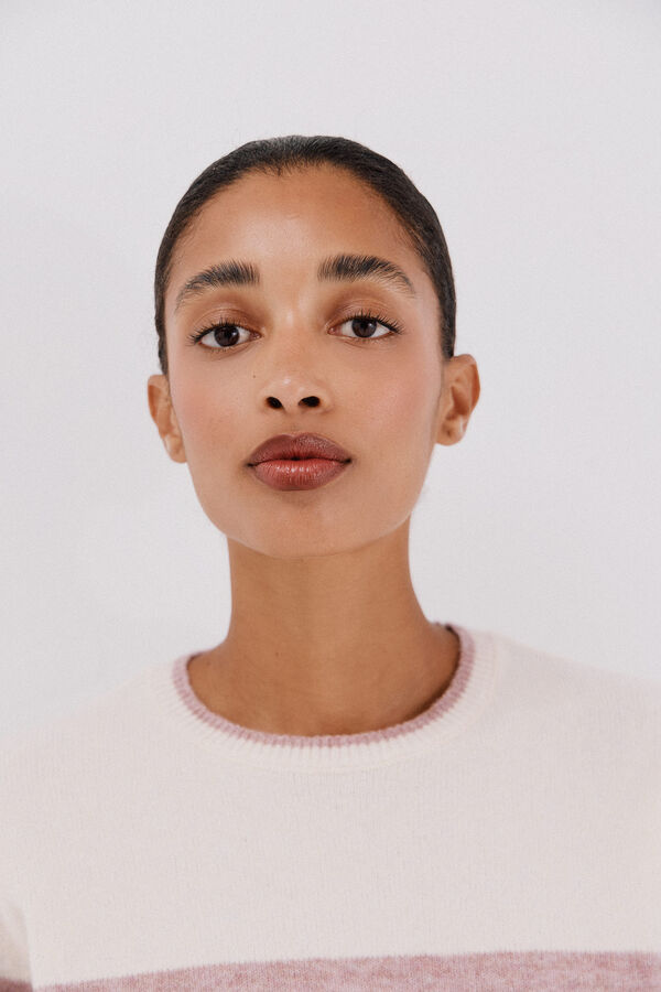 Cortefiel Soft feel jumper Pink