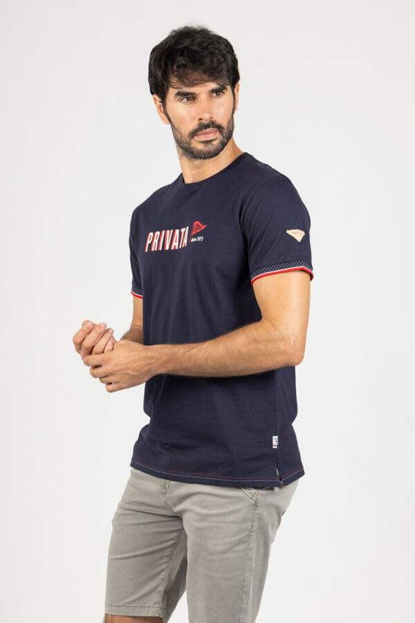 Privata Short sleeve T-shirt Navy