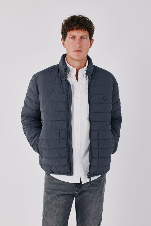 Cortefiel Ultralight puffer jacket Dark grey