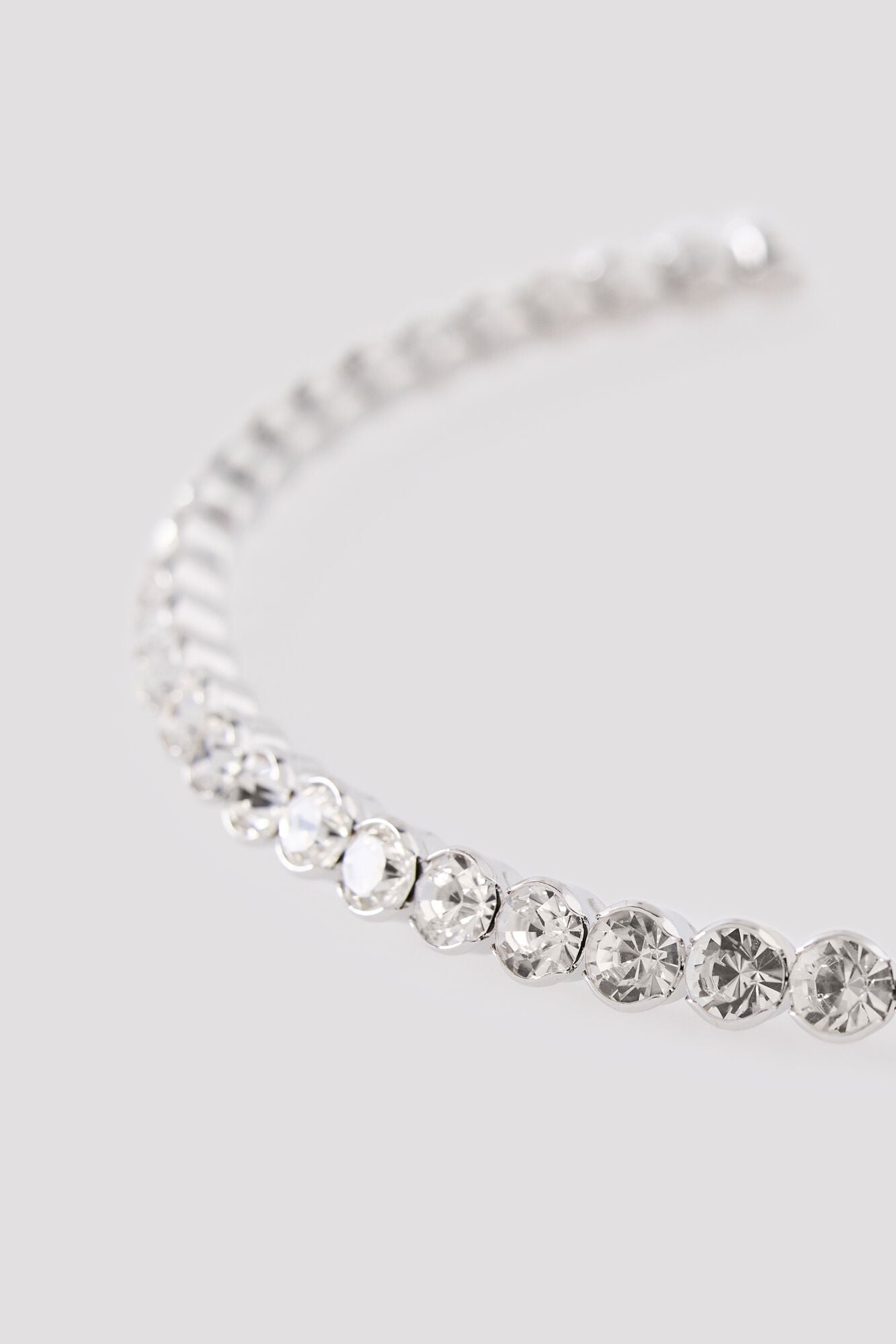 Cortefiel Open crystal necklace