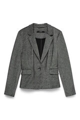 Vero Moda Blazer de manga comprida com detalhe de glitter Cinzento