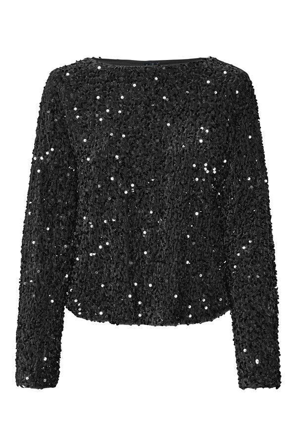 Vero Moda Long sleeve -shirt Black