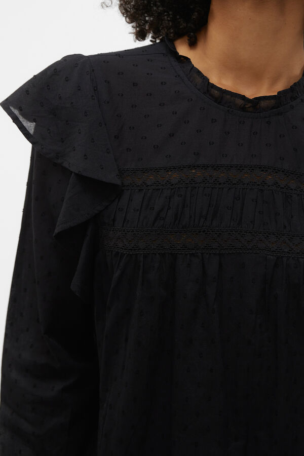 Vero Moda Blusa plumeti com top Preto
