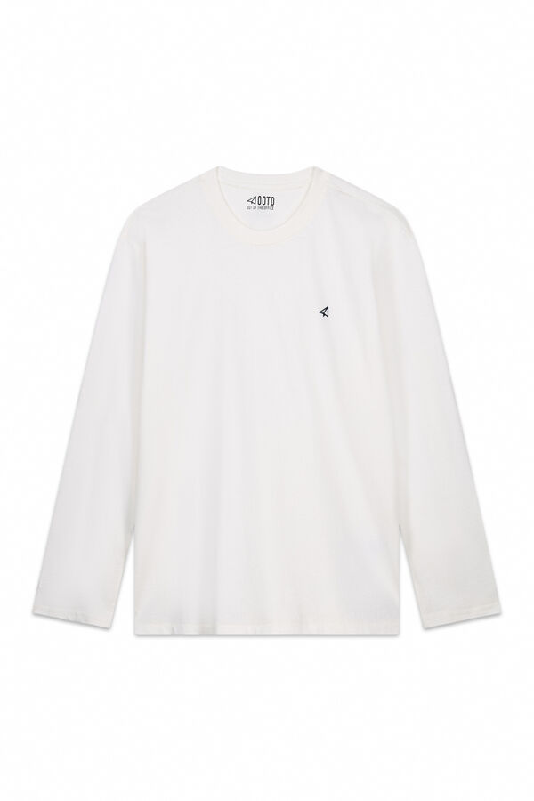 OOTO Camiseta manga larga Blanco
