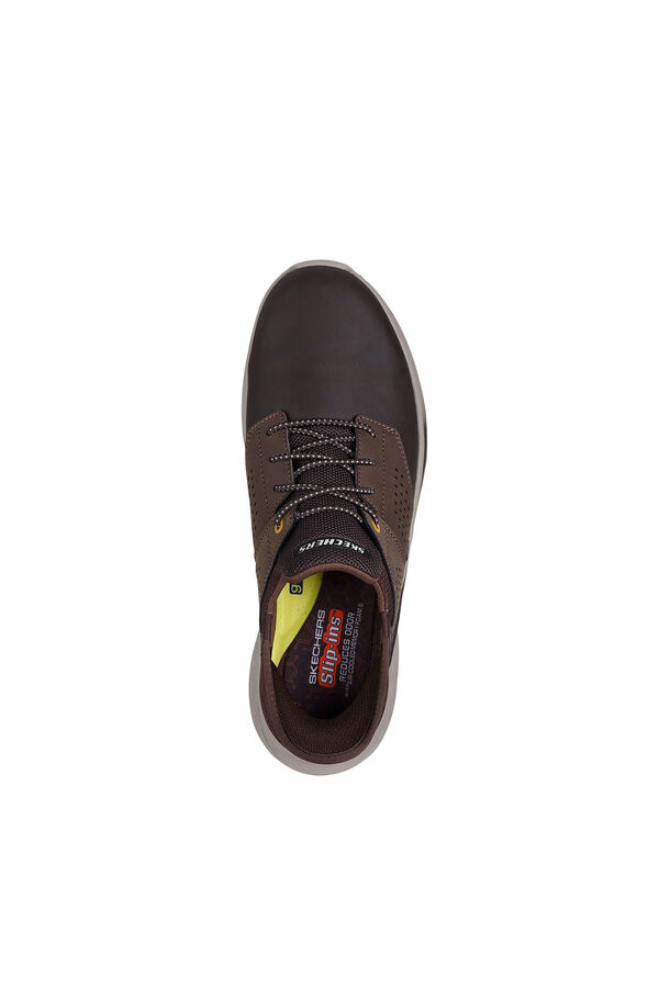 Skechers Chinelos de quarto Slade Castanho