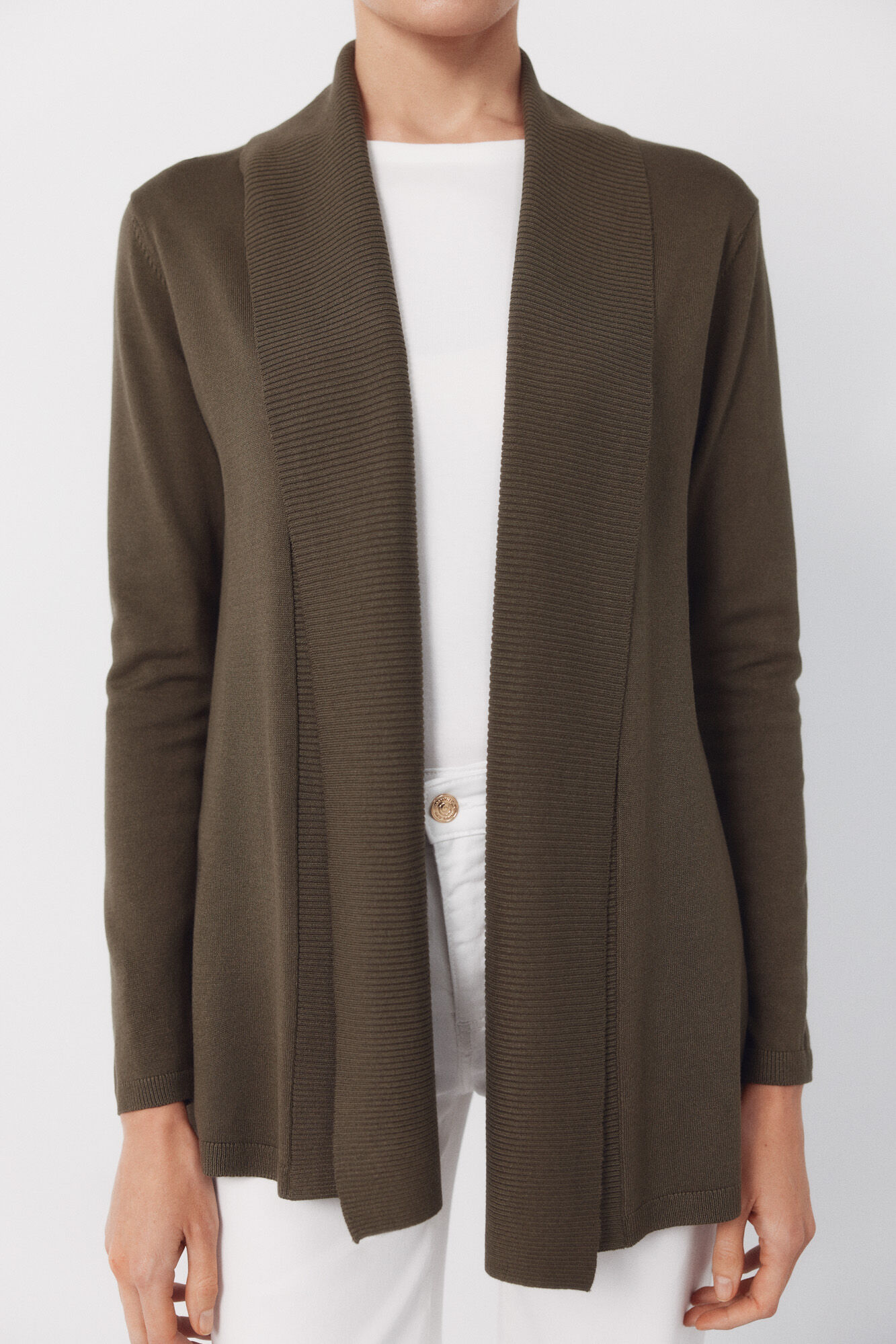 Cortefiel Cardigan with shawl neckline