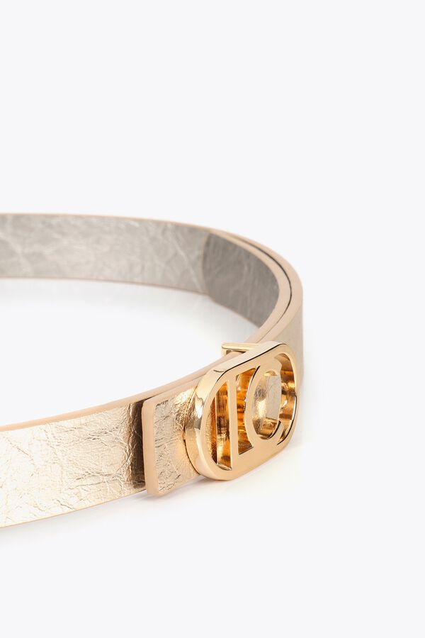 Lola Casademunt Reversible thin belt Grey