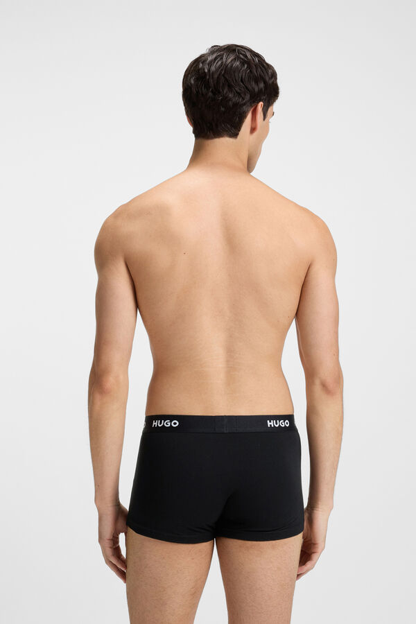 HUGO Pacote com 3 boxers Preto