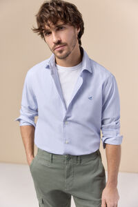 OOTO Camisa rayas popel&iacute;n manga larga