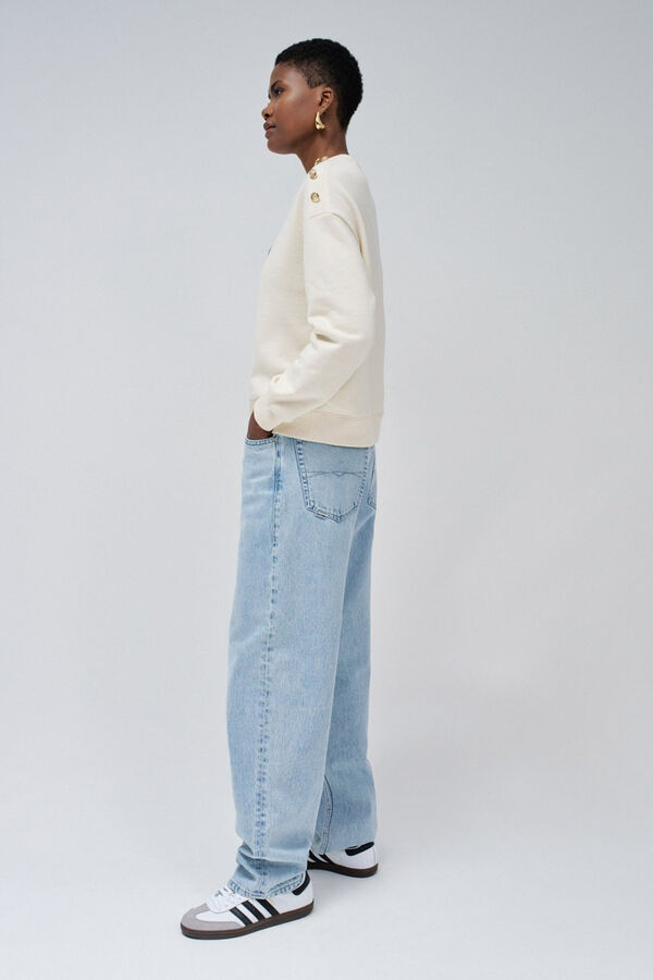 Salsa Jeans Suéter malha com logo Tostado