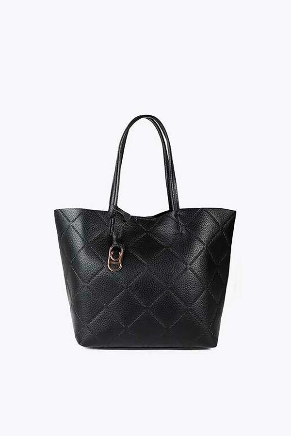 Lola Casademunt Shopper monograma Negro