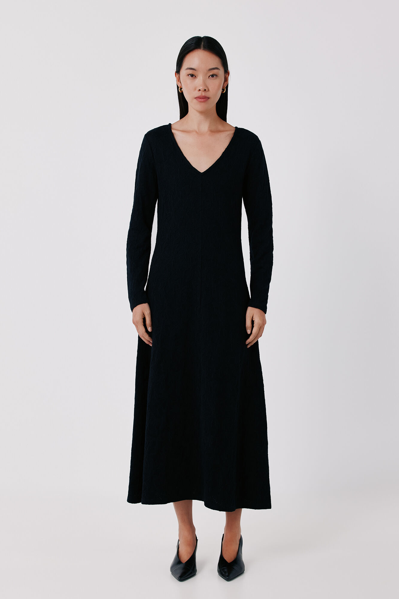 Cortefiel Jacquard dress