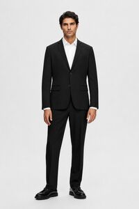 Selected Blazer de fato Slim Fit confecionado com materiais reciclados.