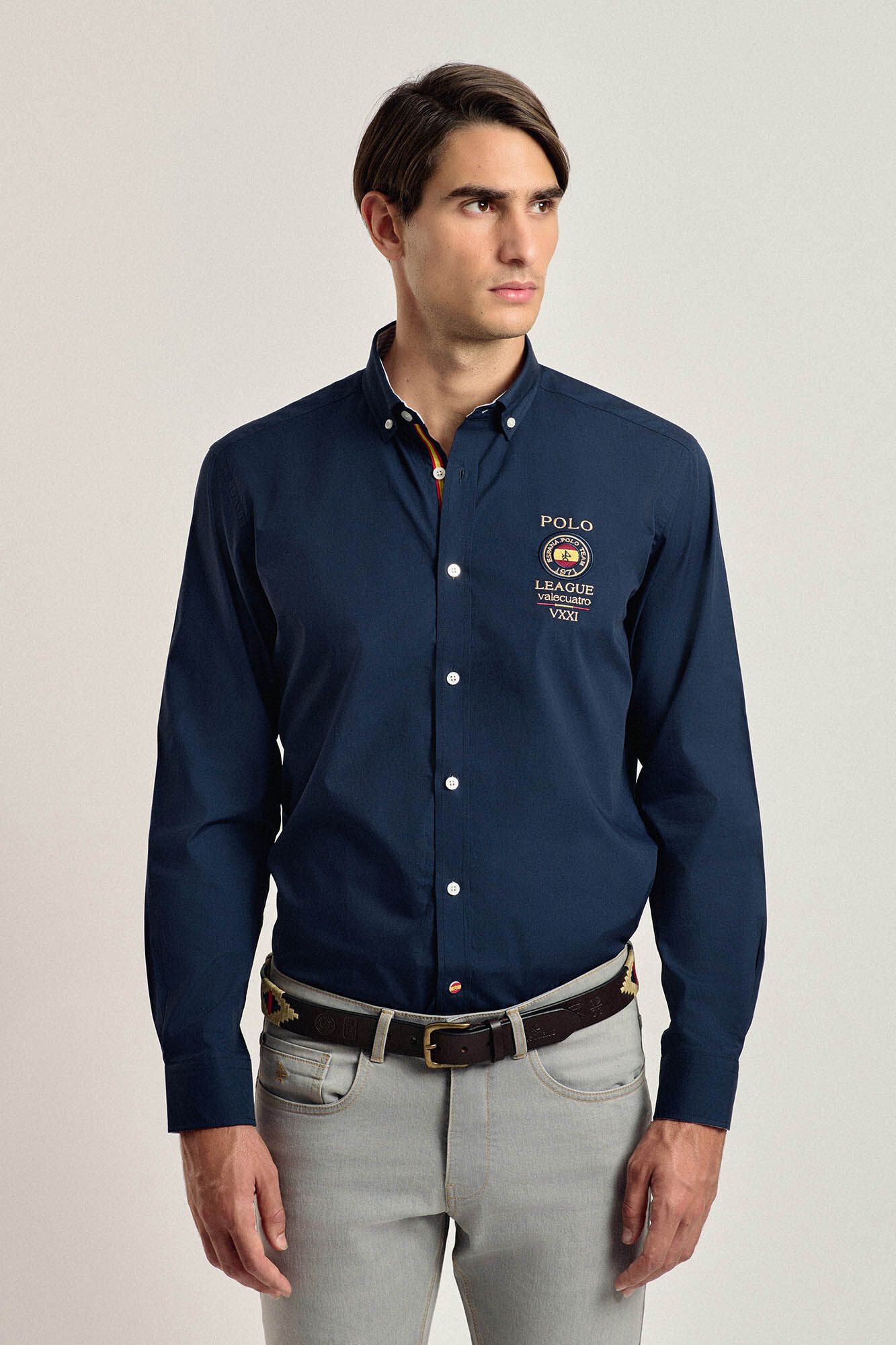Valecuatro Camisa hombre Valecuatro azul marino Espa&ntilde;a