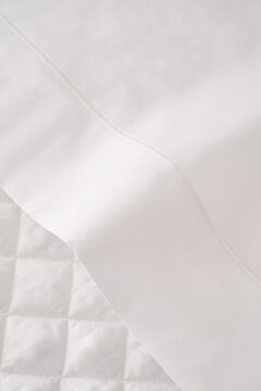 Cortefiel New York Beige Bedsheet Set White