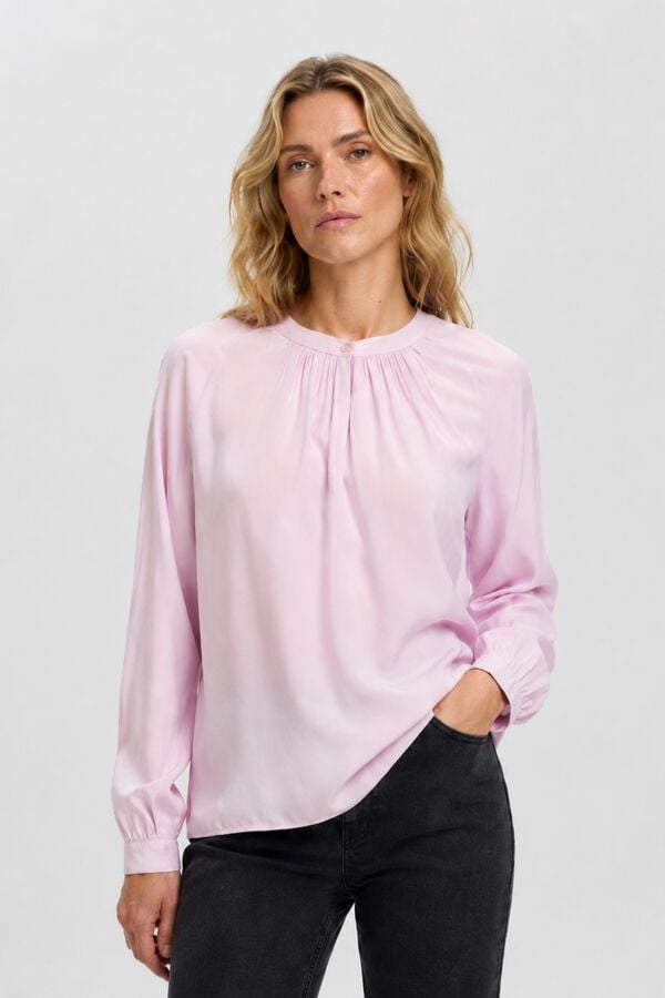 Selected Blusa de manga comprida Subiu