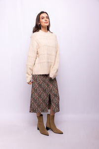 Object Saia estampada em jacquard