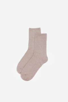 Cortefiel Textured essential socks Nude