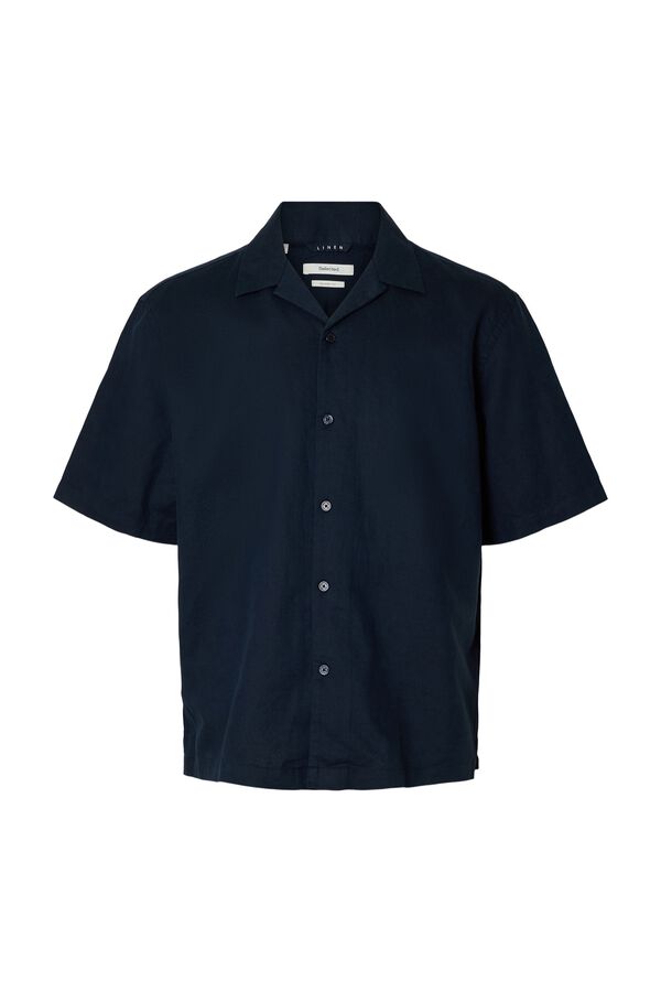 Selected Short sleeve shirt Navy