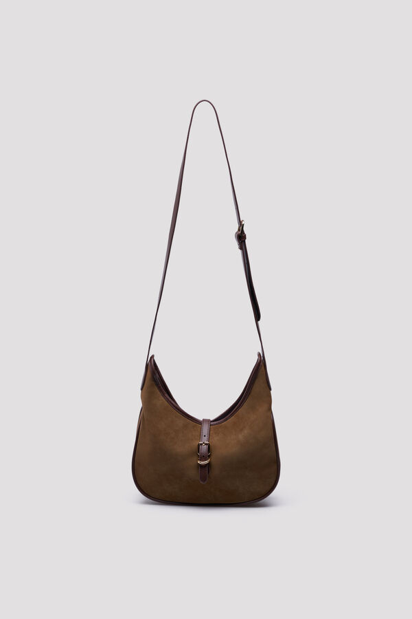 Cortefiel Crossbody bag Camel