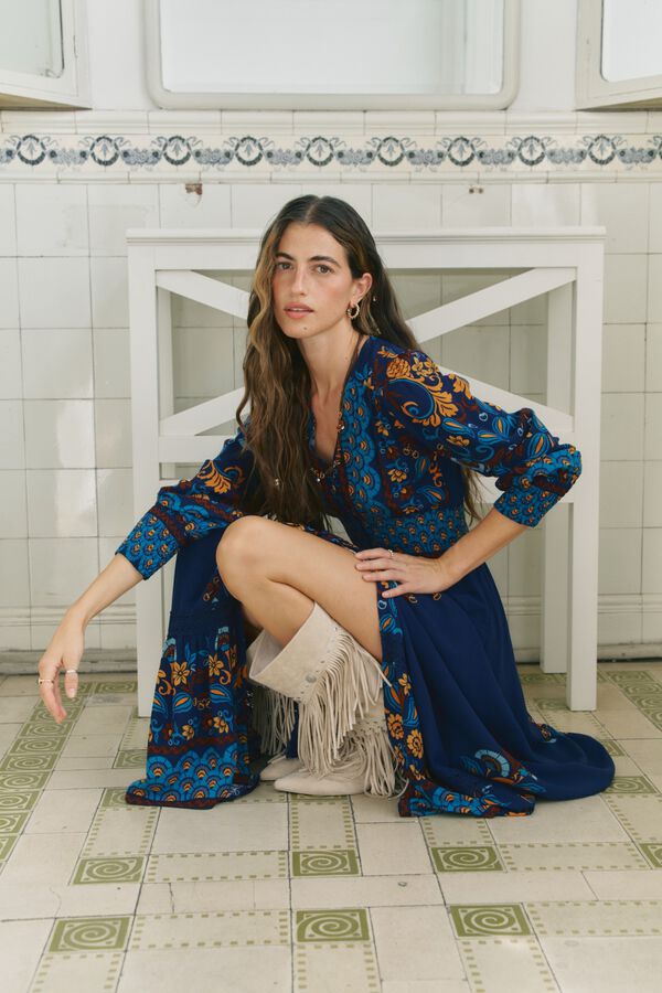 Jaase Vestido maxi Sabrina Azul