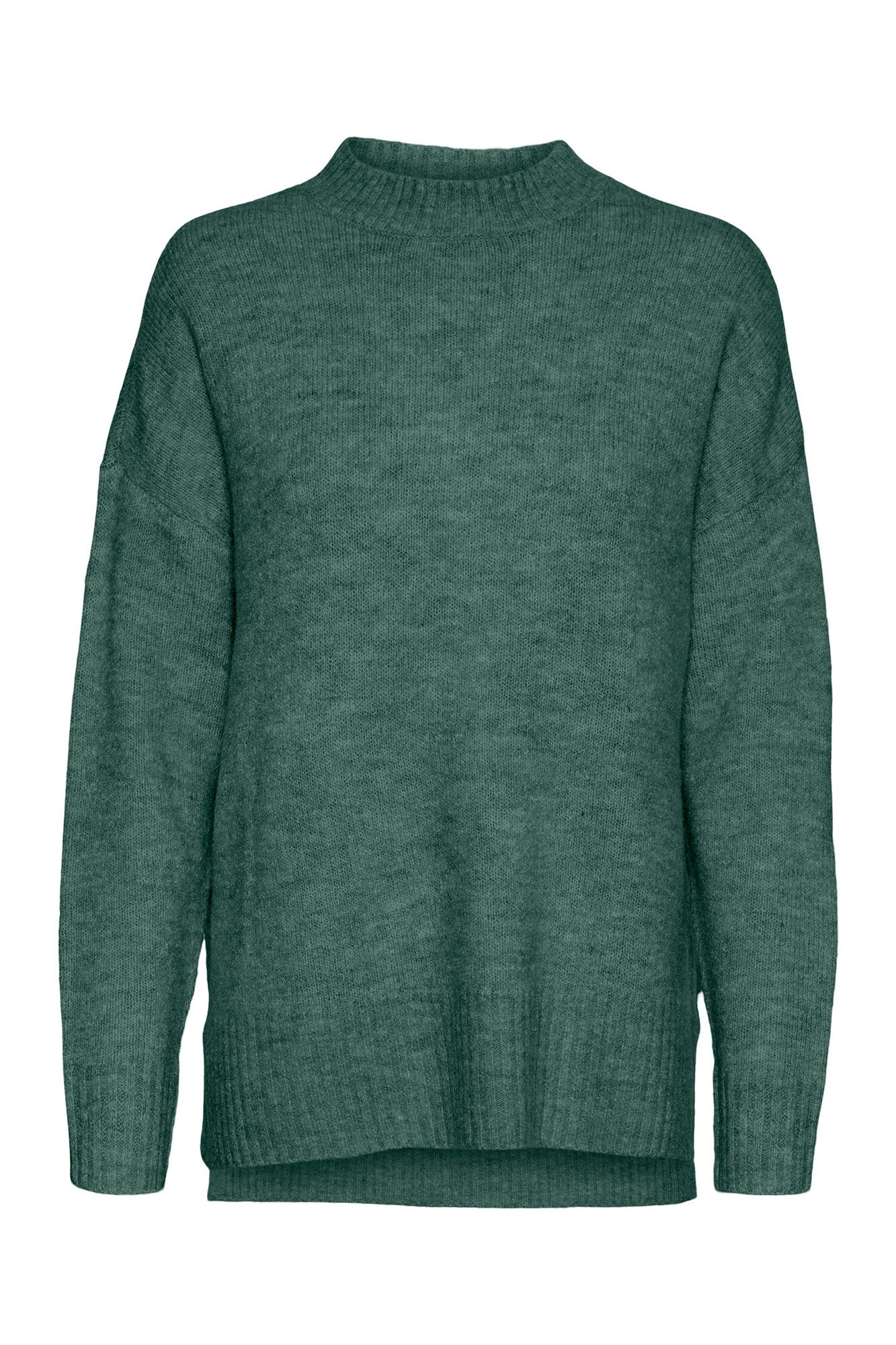 Oversized high neck jersey-knit sweater | Women's jumpers and cardigans |  Cortefiel