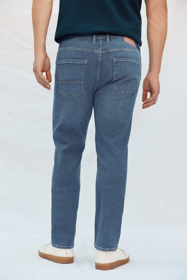 Cortefiel Slim fit jeans Blue