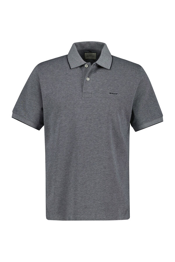 Gant Polo em dois tons Cinzento