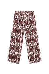 Vero Moda Cal&ccedil;a de vestir em linho Castanho