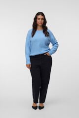 Vero Moda Curve Camisola de malha soft touch Azul
