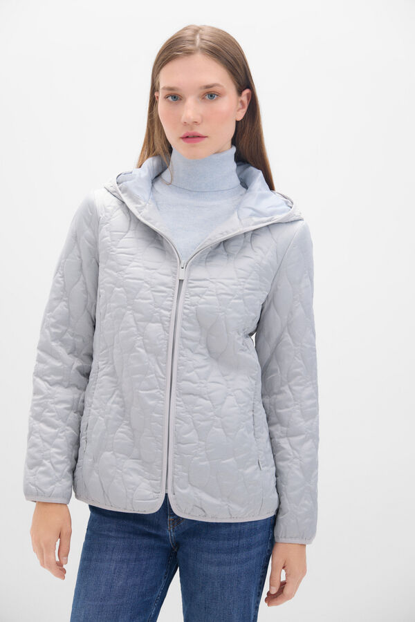 Cortefiel Ultralight quilted jacket Grey