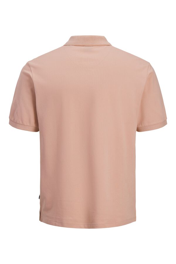Jack & Jones Cotton short sleeve polo shirt Pink