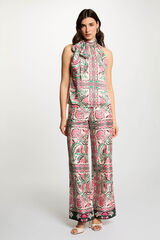 Morgan Cal&ccedil;a larga acetinada Multicolorido